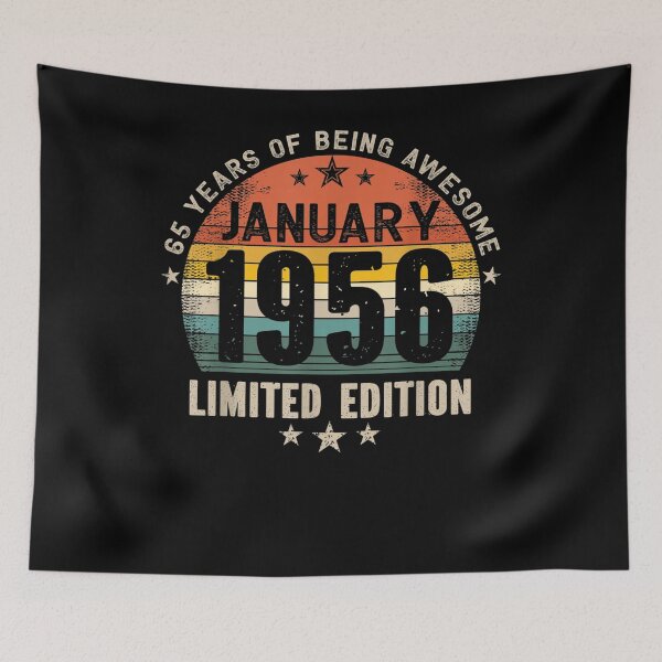 Item preview, 65 Years Old Made In January 1956 Vintage 65th Birthday  designed and sold by bar0zysbertha.