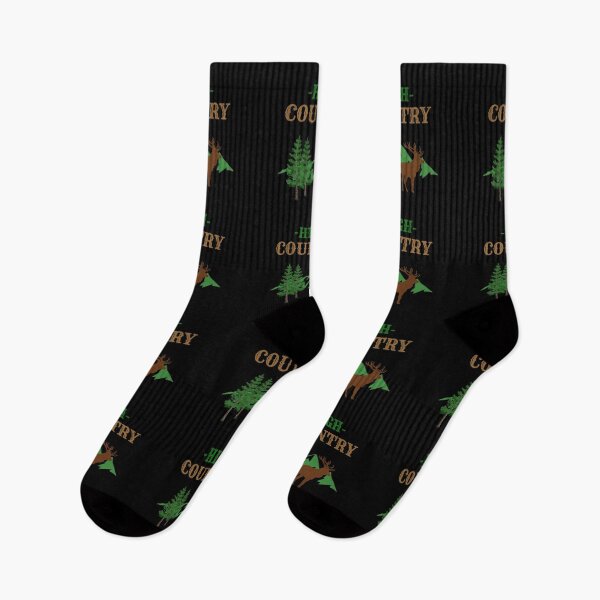 Item preview, High Country Elk / Deer and Mountains on Black designed and sold by HighCountry2021.
