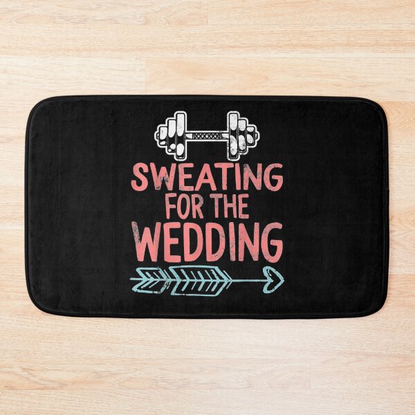 Item preview, Sweating For Wedding Workout Gym Bride Fiancee Girlfriend  designed and sold by bar0zysbertha.