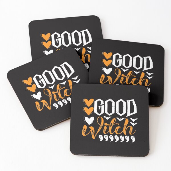 Item preview, Halloween - Witch Slogan - Good Witch Orange & White designed and sold by WearWolfDesigns.