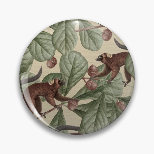Item preview, Lemur seamless pattern background illustration designed and sold by Sarwat Reza.