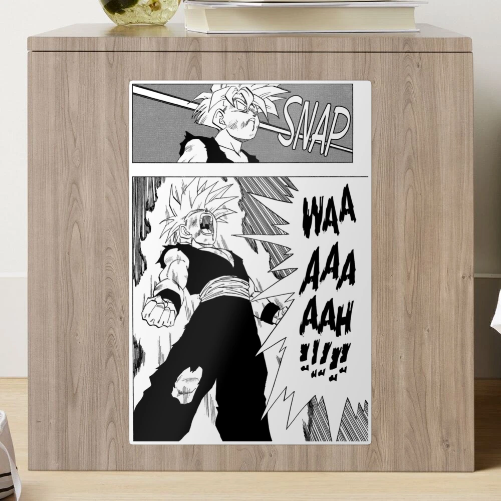 8 inch Dragon Ball Z Sagas Cover Wooden Art Goku