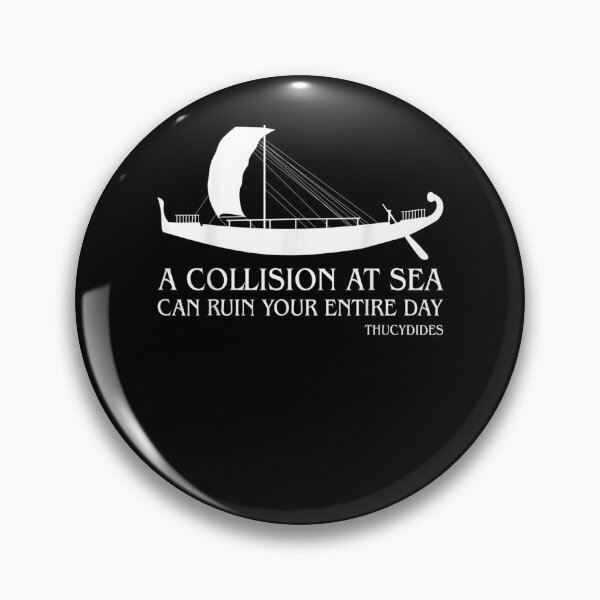 Item preview, A Collision At Sea Thucydides Gift For A Sailor  designed and sold by bar0zysbertha.