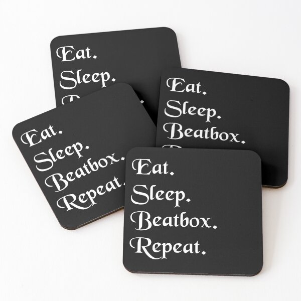 Item preview, Eat sleep beatbox repeat designed and sold by Aizyshop.