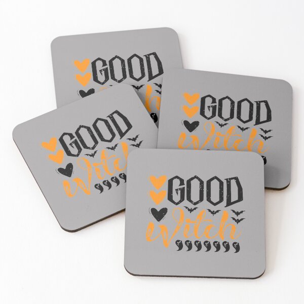 Item preview, Halloween - Witch Slogan - Good Witch Orange & Black designed and sold by WearWolfDesigns.