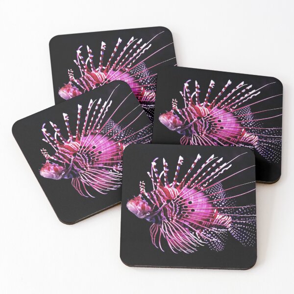 Item preview, Sea Life Neon Pink LionFish designed and sold by TheWildFlix.