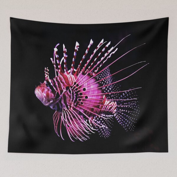 Item preview, Sea Life Neon Pink LionFish designed and sold by TheWildFlix.