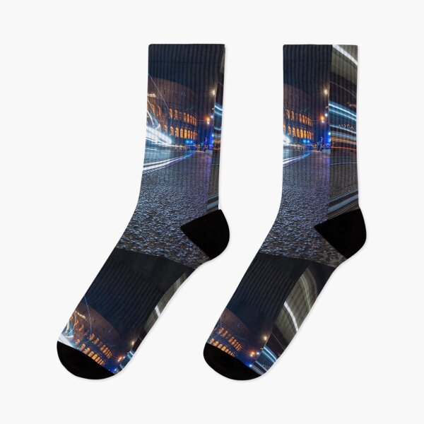 Item preview, Rome abstract neon glow skyline - Roma skyline Italy night designed and sold by Long Exposure.