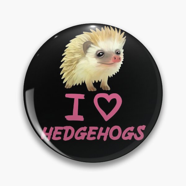 Artikelvorschau, Pink Funny I Love Igel für Igelliebhaber entworfen und verkauft von Mochi-Merch.