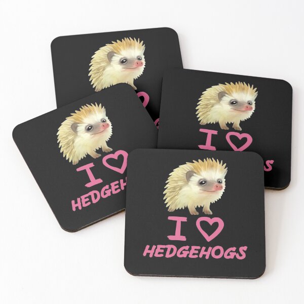 Artikelvorschau, Pink Funny I Love Igel für Igelliebhaber entworfen und verkauft von Mochi-Merch.