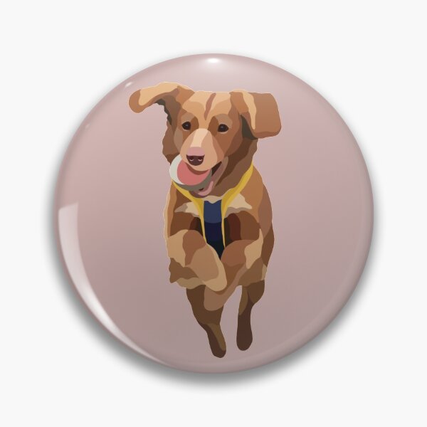 Item preview, Flyball Toller Dog Portrait Digital Illustration designed and sold by sherylwylie.