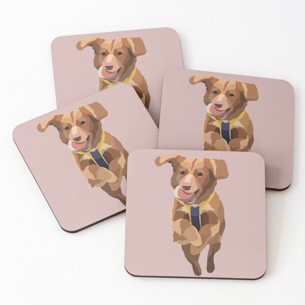 Item preview, Flyball Toller Dog Portrait Digital Illustration designed and sold by sherylwylie.
