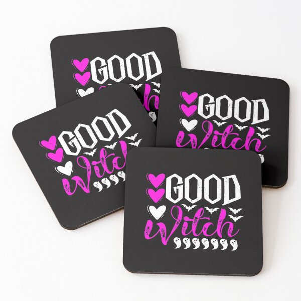 Item preview, Halloween - Witch Slogan - Good Witch Pink & Black designed and sold by WearWolfDesigns.