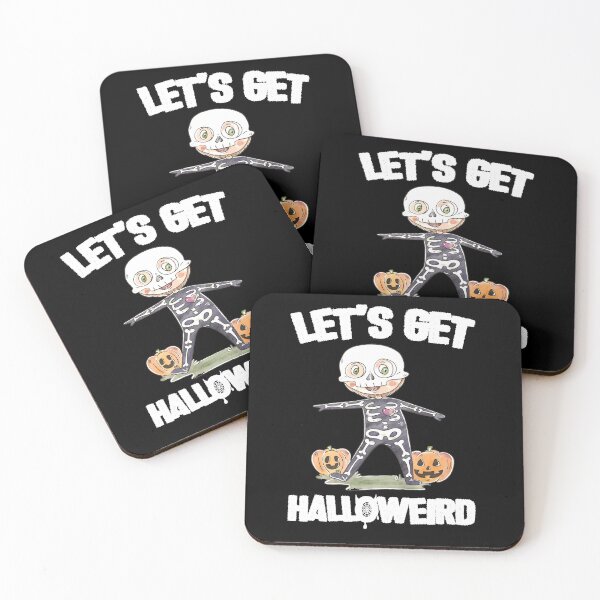 Item preview, Let's Get Halloweird Skeleton And Scary Pumpkin designed and sold by gsnepu.