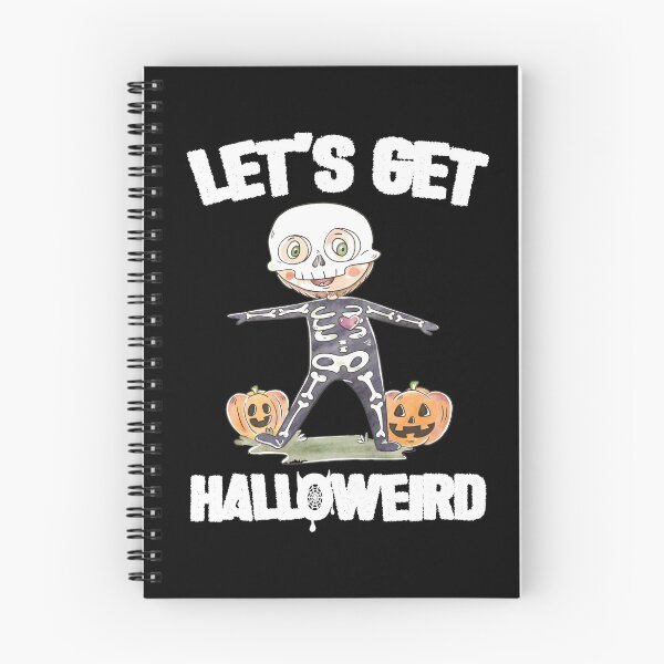 Item preview, Let's Get Halloweird Skeleton And Scary Pumpkin designed and sold by gsnepu.
