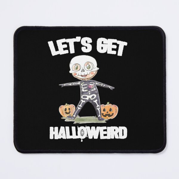 Item preview, Let's Get Halloweird Skeleton And Scary Pumpkin designed and sold by gsnepu.