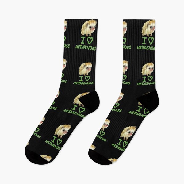 Artikelvorschau, Green Funny I Love Igel für Igelliebhaber entworfen und verkauft von Mochi-Merch.