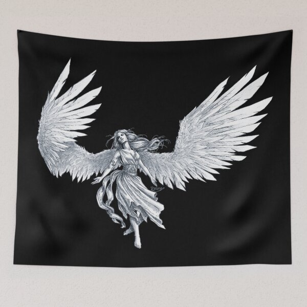 Item preview, Angel on black designed and sold by Brina Williamson.