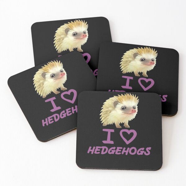 Artikelvorschau, Lila Lustig I Love Igel für Igelliebhaber entworfen und verkauft von Mochi-Merch.