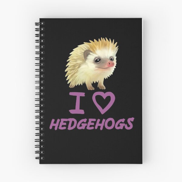 Artikelvorschau, Lila Lustig I Love Igel für Igelliebhaber entworfen und verkauft von Mochi-Merch.