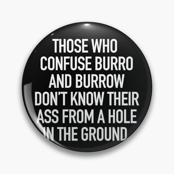 Artikelvorschau, BURRO vs BURROW Typografie entworfen und verkauft von gstrehlow2011.