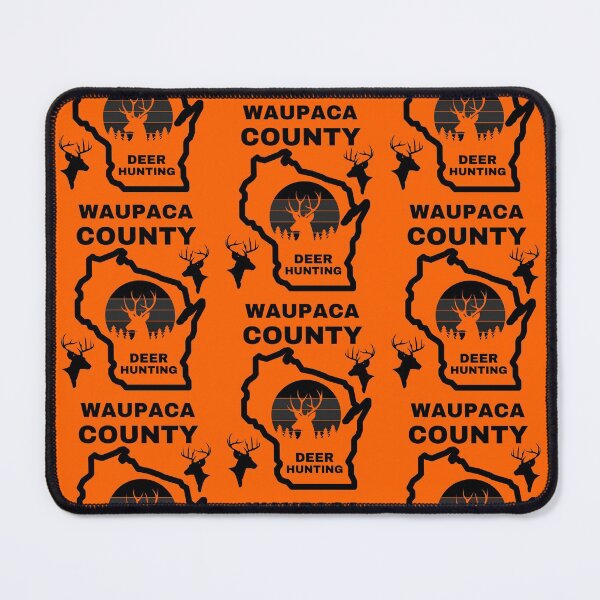 Item preview, Wisconsin Deer Hunter Waupaca County designed and sold by WoodburyLake.
