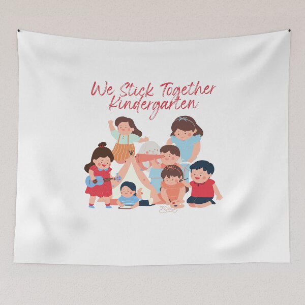 Item preview, We Stick Together Kindergarten designed and sold by MYNTLYF.