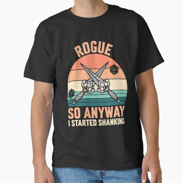 Item preview, DnD Rogue Shanking Retro designed and sold by Oof Designs.