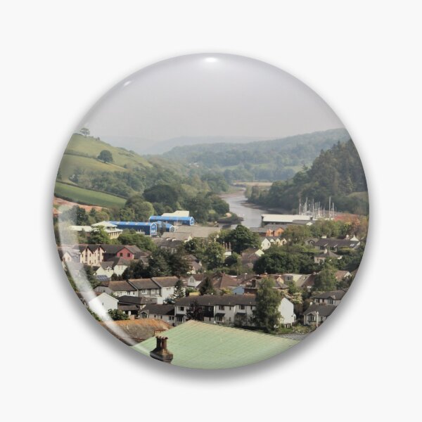 Item preview, View from the Totnes Castle to the River Dart designed and sold by Martha Sherman.