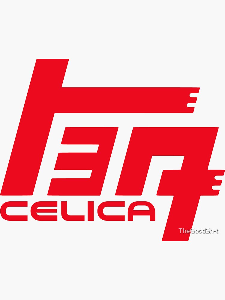 Pegatina «Toyota Celica Logotipo Japonés» de TheGoodSh-t | Redbubble