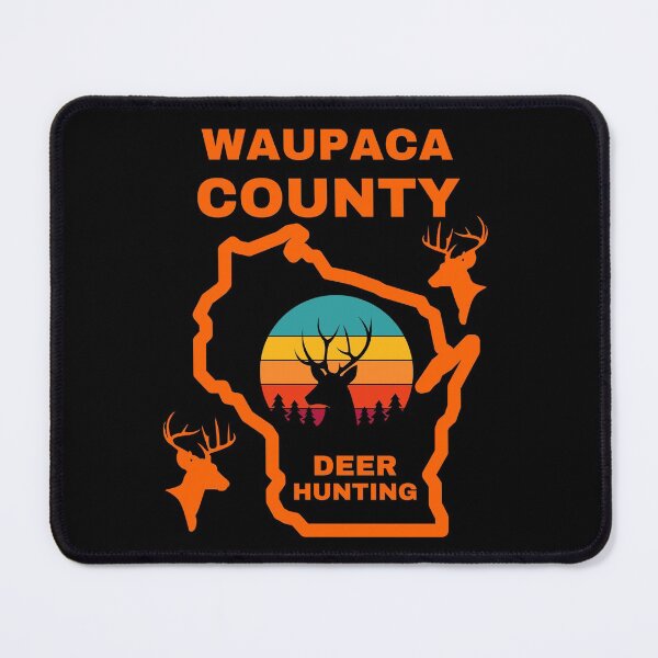 Item preview, Wisconsin Deer Hunter Waupaca County designed and sold by WoodburyLake.