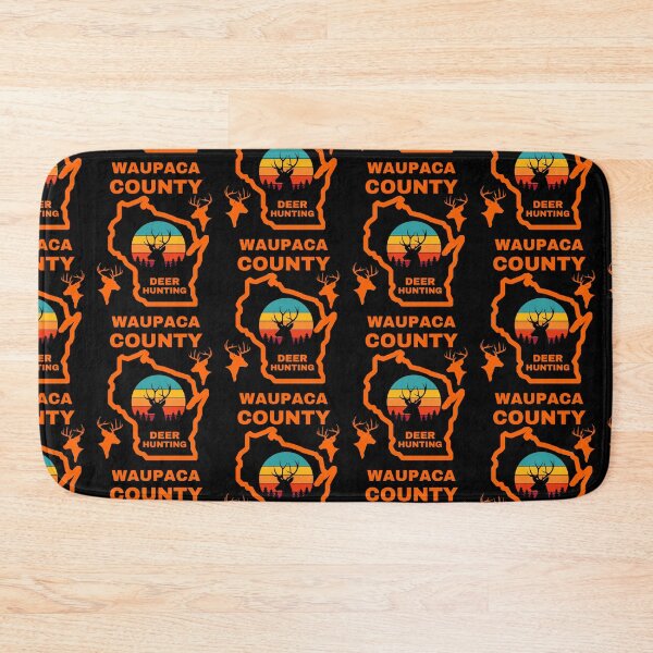 Item preview, Wisconsin Deer Hunter Waupaca County designed and sold by WoodburyLake.