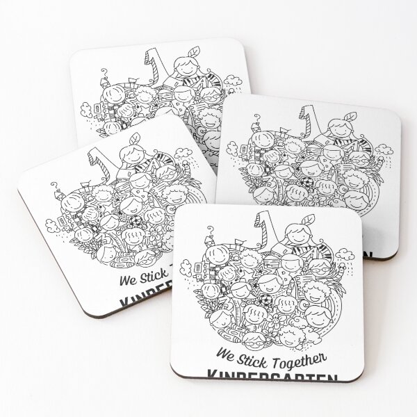 Item preview, We Stick Together Kindergarten designed and sold by MYNTLYF.