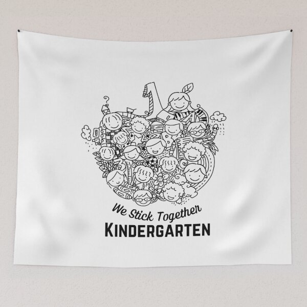 Item preview, We Stick Together Kindergarten designed and sold by MYNTLYF.
