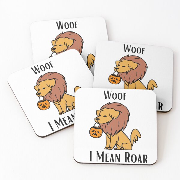 Item preview, WOOF I MEAN ROAR DOG IN LION COSTUME designed and sold by billionairebrnd.