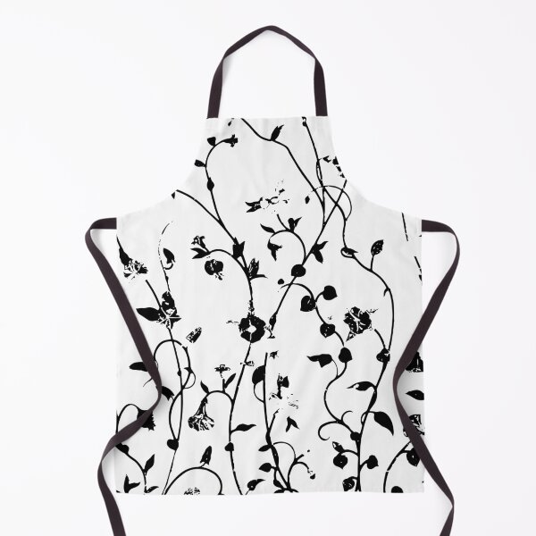 Item preview, "Black flowers" pattern designed and sold by MC Art Studio.
