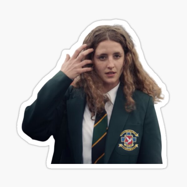 Vista previa del artículo con la obra «Pegatina de Orla Mccool de Derry Girls», diseñado y vendido por mireenri.