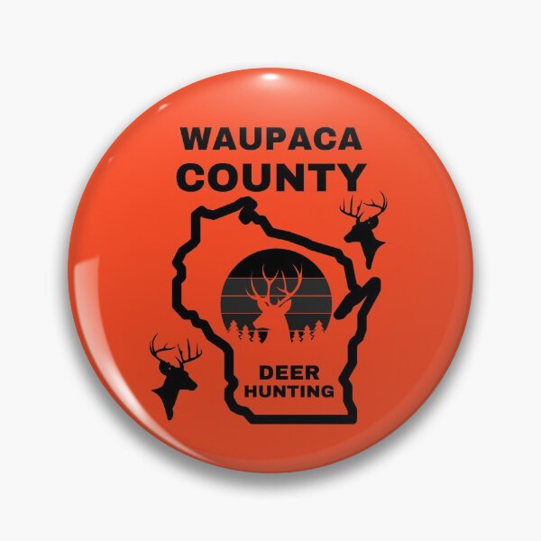 Item preview, Wisconsin Deer Hunter Waupaca County designed and sold by WoodburyLake.