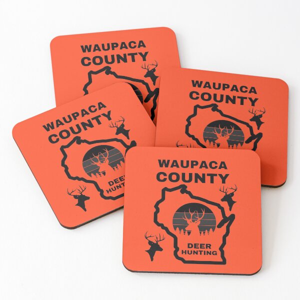 Item preview, Wisconsin Deer Hunter Waupaca County designed and sold by WoodburyLake.