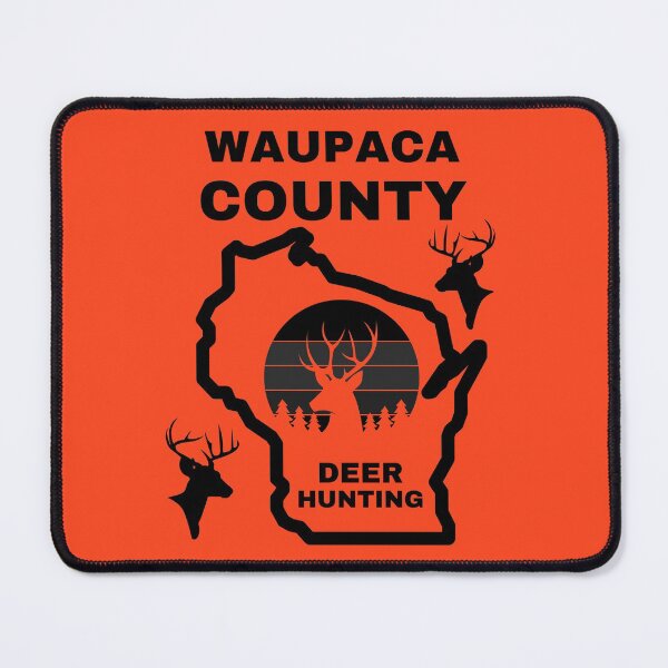Item preview, Wisconsin Deer Hunter Waupaca County designed and sold by WoodburyLake.