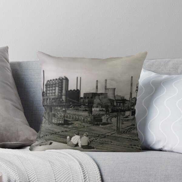 Item preview, Boys Overlooking the Corby Steel Works designed and sold by NorthantsPast.