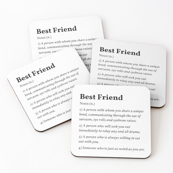 Item preview, Best Friend Definition  designed and sold by EverythingUK.