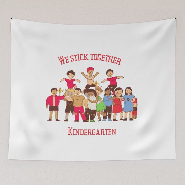 Item preview, We Stick Together Kindergarten designed and sold by MYNTLYF.