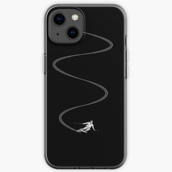 Lignes de ski Coque souple iPhone