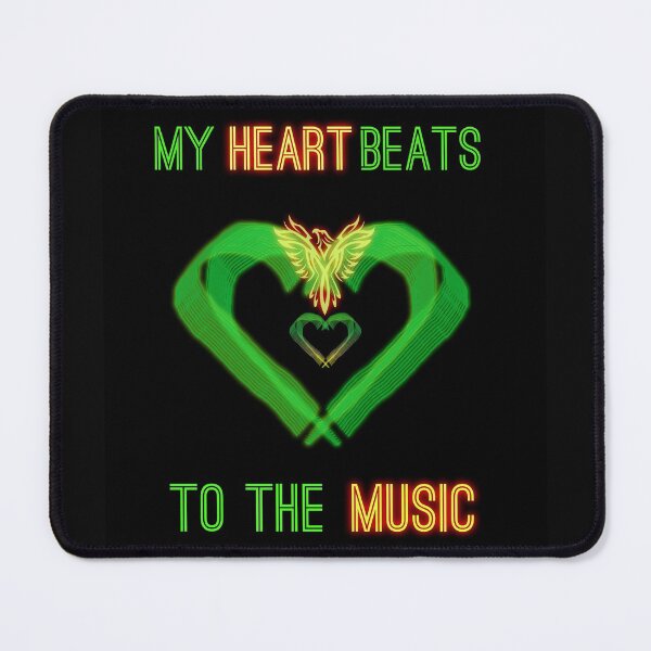 Item preview, My heart beats to the music/Eagle/Heart designed and sold by EglesCreations.