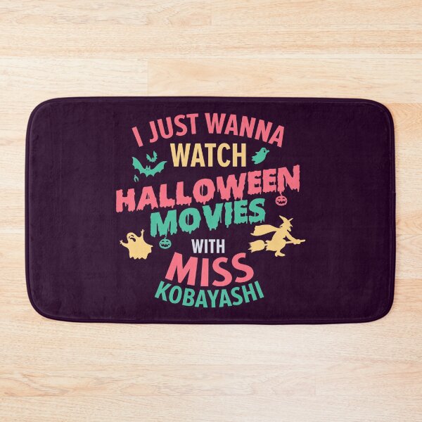 Item preview, I Just Wanna Watch Halloween Movies With Miss Kobayashi - MKDM, Watch Halloween Movies designed and sold by The Shonen Spot.