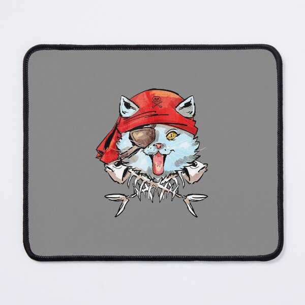 Item preview, Halloween Cat Pirate Costume Jolly Roger Flag Crossbones Tank Top designed and sold by DyanStoy.