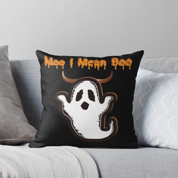 Item preview, Moo I Mean Boo Halloween Cow Ghost Costume designed and sold by Bwaichigo.