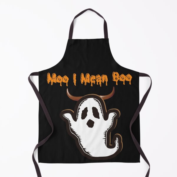 Item preview, Moo I Mean Boo Halloween Cow Ghost Costume designed and sold by Bwaichigo.