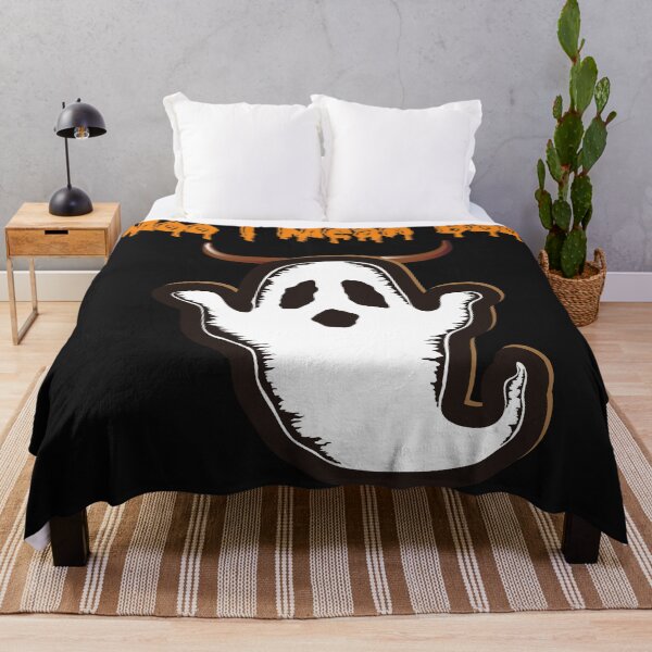 Item preview, Moo I Mean Boo Halloween Cow Ghost Costume designed and sold by Bwaichigo.